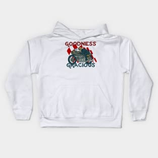 Goodness Gracious motorbike rider Kids Hoodie